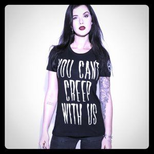 🆕 BlackCraft Cult "You Can't Creep With Us" Tee